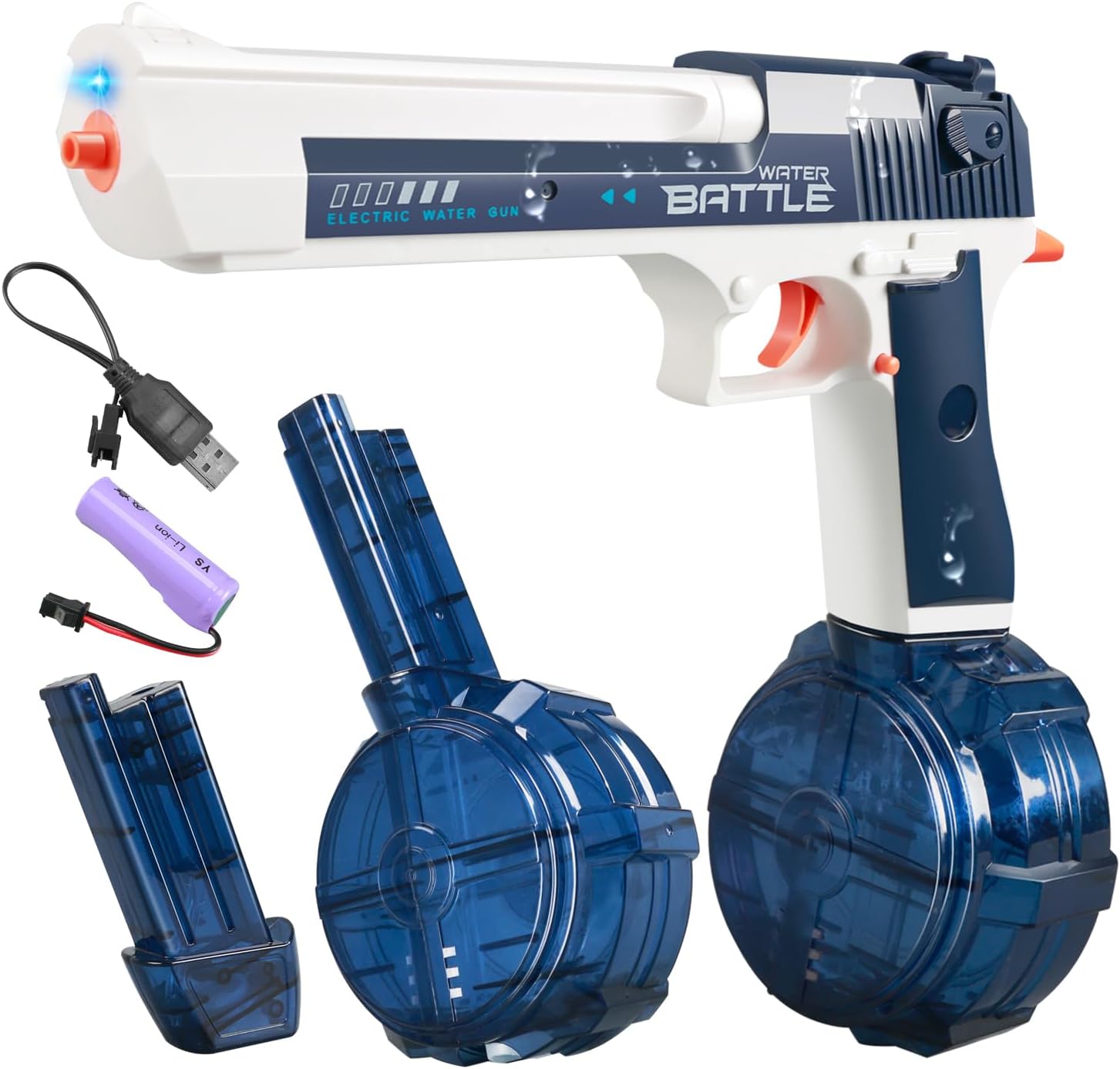 Snowall Electric Water Gun 35 Foot Range Pink or Blue Outdoor Toy
