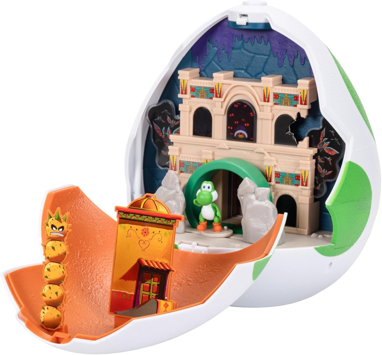 JAKKS Pacific 9 Inch Super Mario Galaxy Yoshi Egg Playset