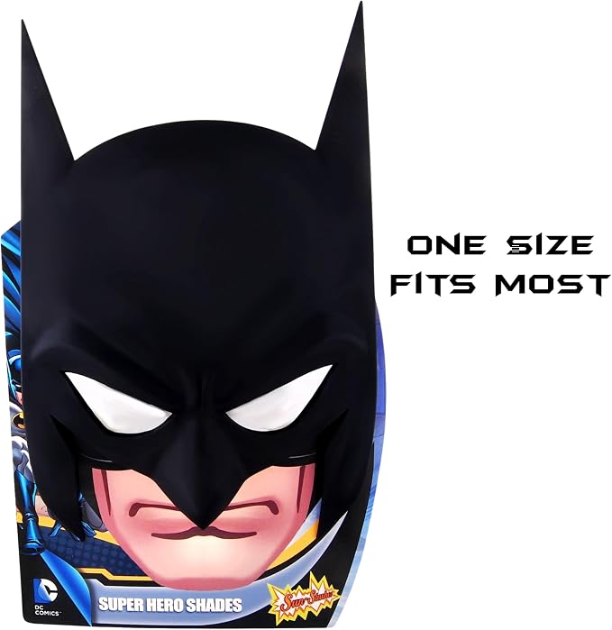 DC Comics Batman black mask costume sunglasses