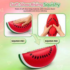 Giant Watermelon Squishy Slow Rising Realistic Sensory Fidget Toy