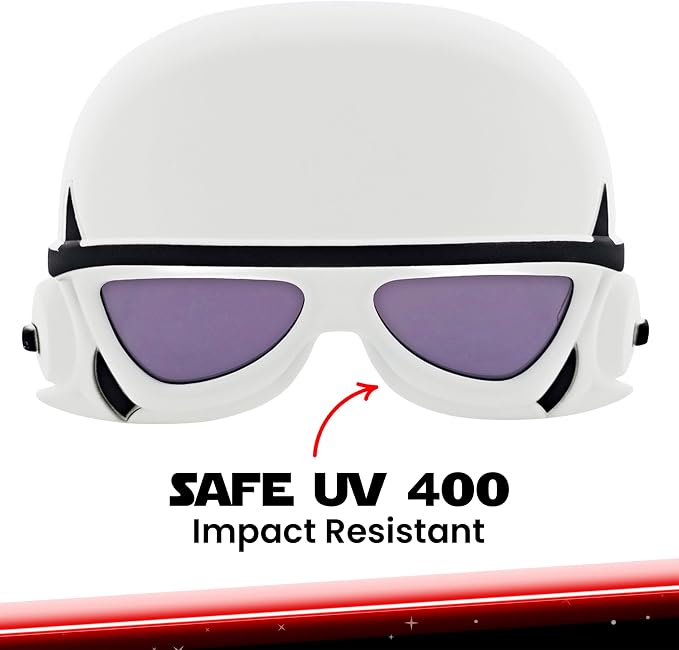 Star Wars Stormtrooper white helmet costume sunglasses