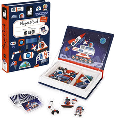 Janod Cosmos Magneti'Book space educational game with 52 magnets and 18 cards