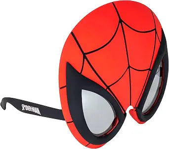 Marvel Spider Man red and black character costume sunglasses
