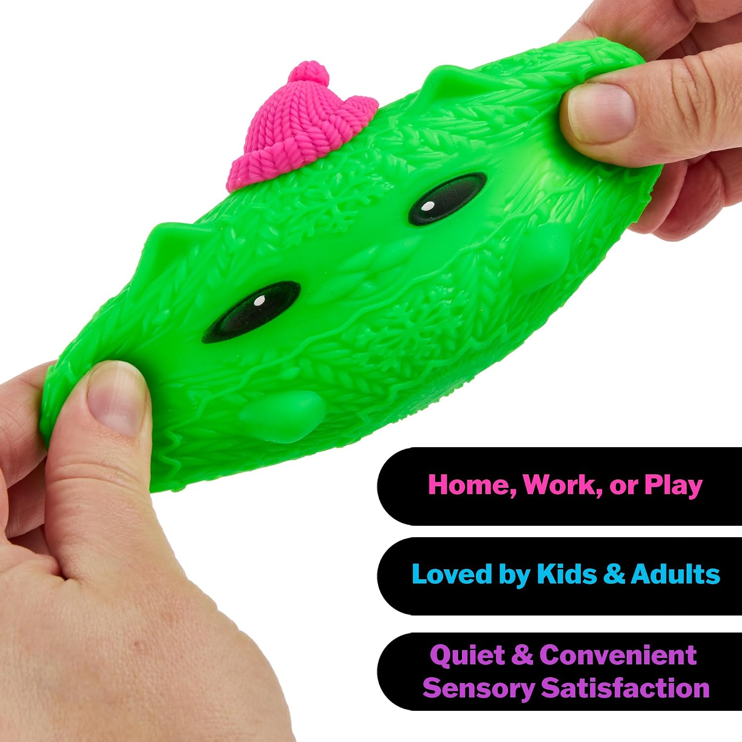 Schylling NeeDoh Squishmas Knittens 2.5 Inch Squishy Fidget Toy Random Color