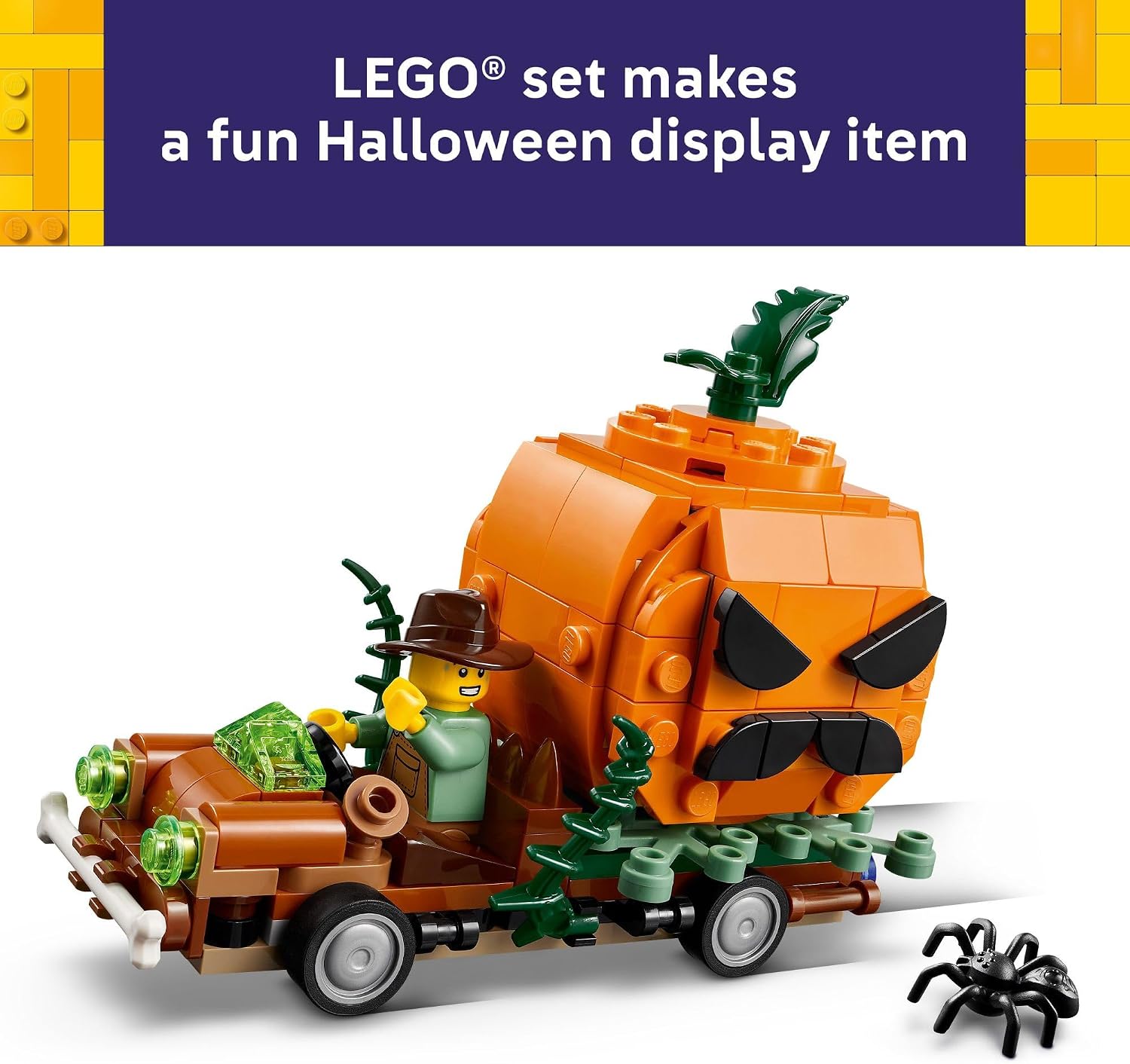 LEGO Jack-O'-Lantern Pickup Truck 40822 177 Piece Building Set