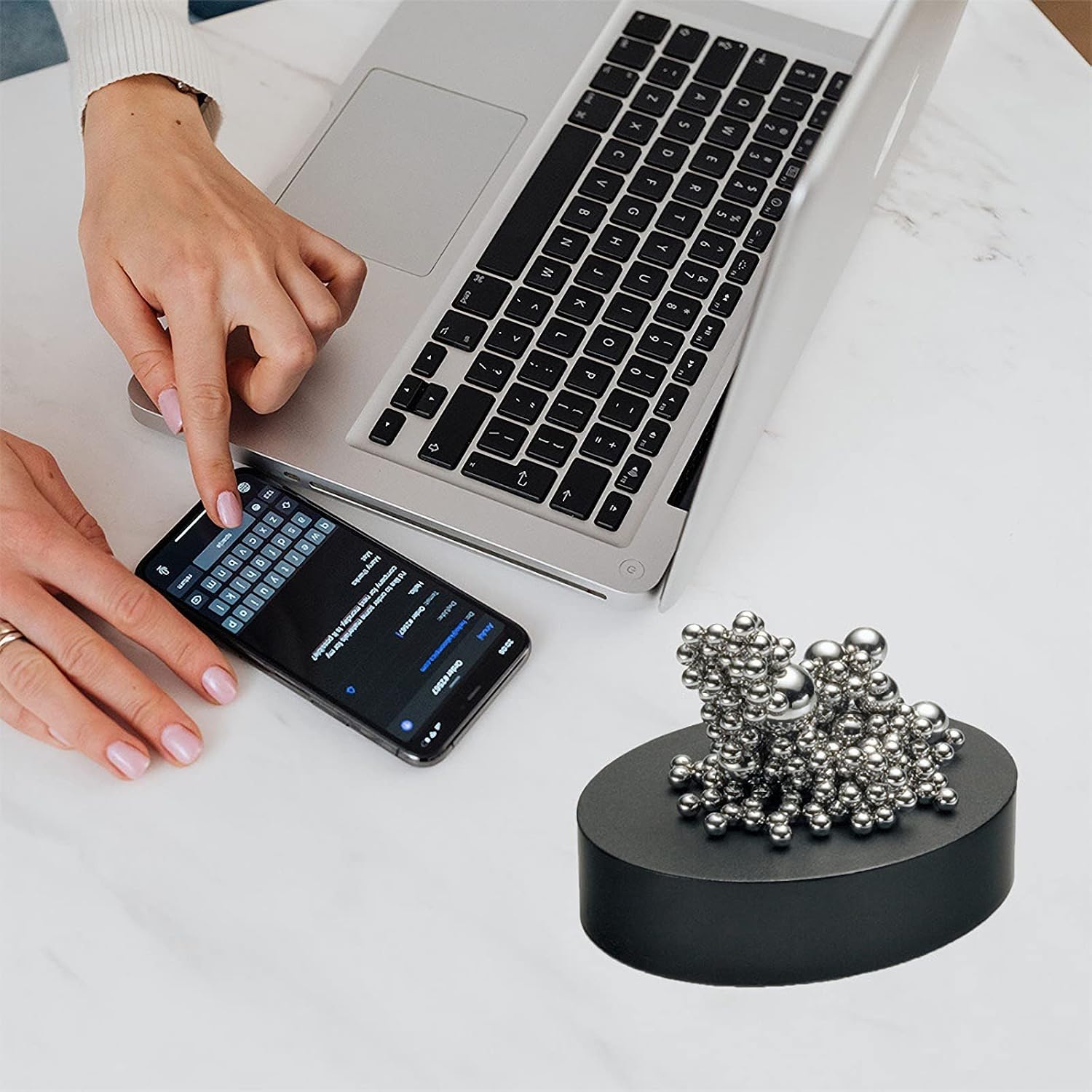 The Toy Network Magnetic Fidget Sculpture Desk Toy