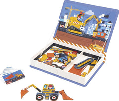Janod Construction Magneti'Book Magnetic Educational Game – 50 Magnets