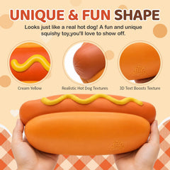 Jumbo Hot Dog Squishy 9.4 Inch Slow Rising Sensory Fidget Toy
