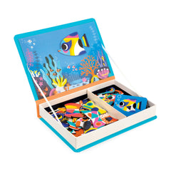 Janod Tropical Fish Magneti'Book Magnetic Educational Game – 30 Magnets & 10 Cards