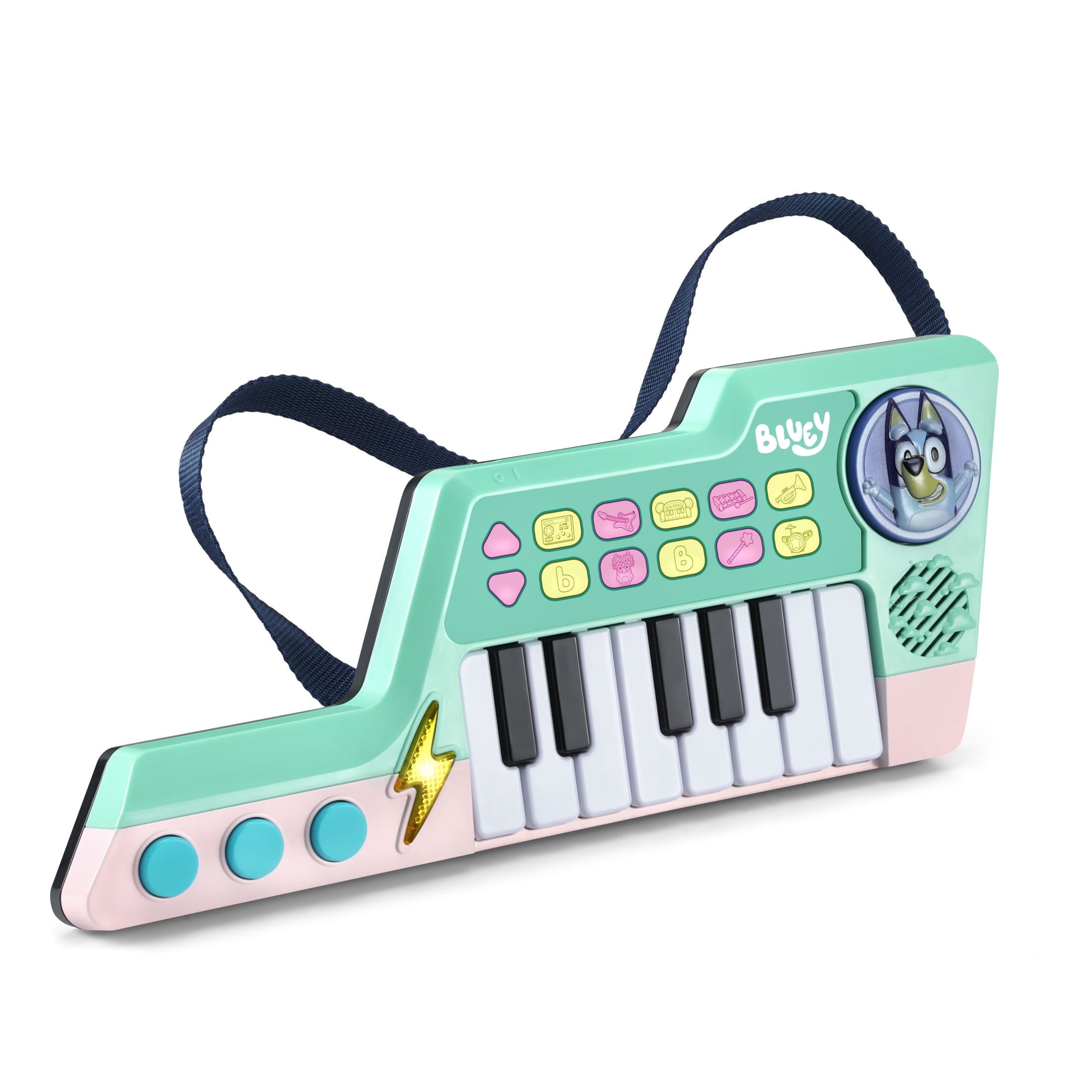 VTech Bluey Bluey's Keytar with Accessories, Baby and Toddler Toys