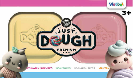 Compound Kings, Scented Modeling Dough Slime, 2 Multicolor Packs for Children Ages 3 and Up