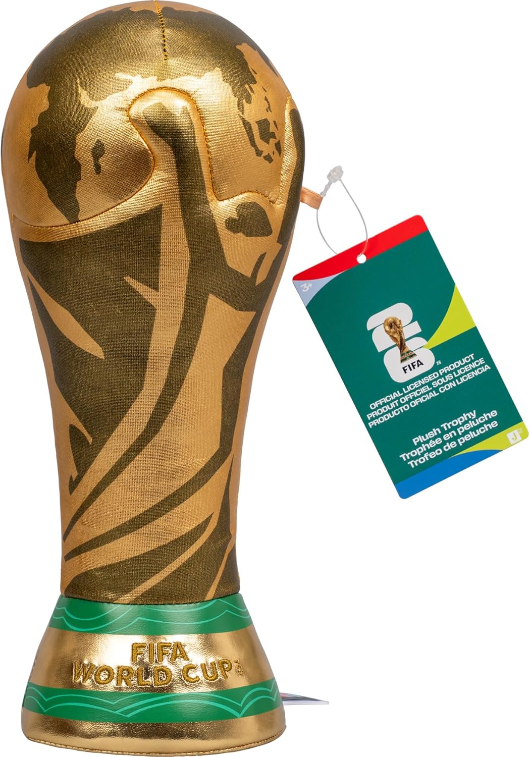 Jazwares FIFA World Cup 2026 10-Inch Plush Trophy Collectible