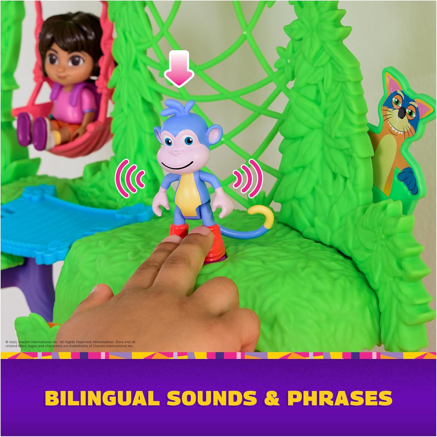 Spin Master Dora Explore and Play 3 Foot Rainforest Casita Playset