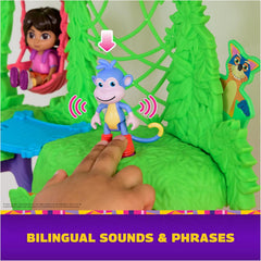Spin Master Dora Explore and Play 3 Foot Rainforest Casita Playset