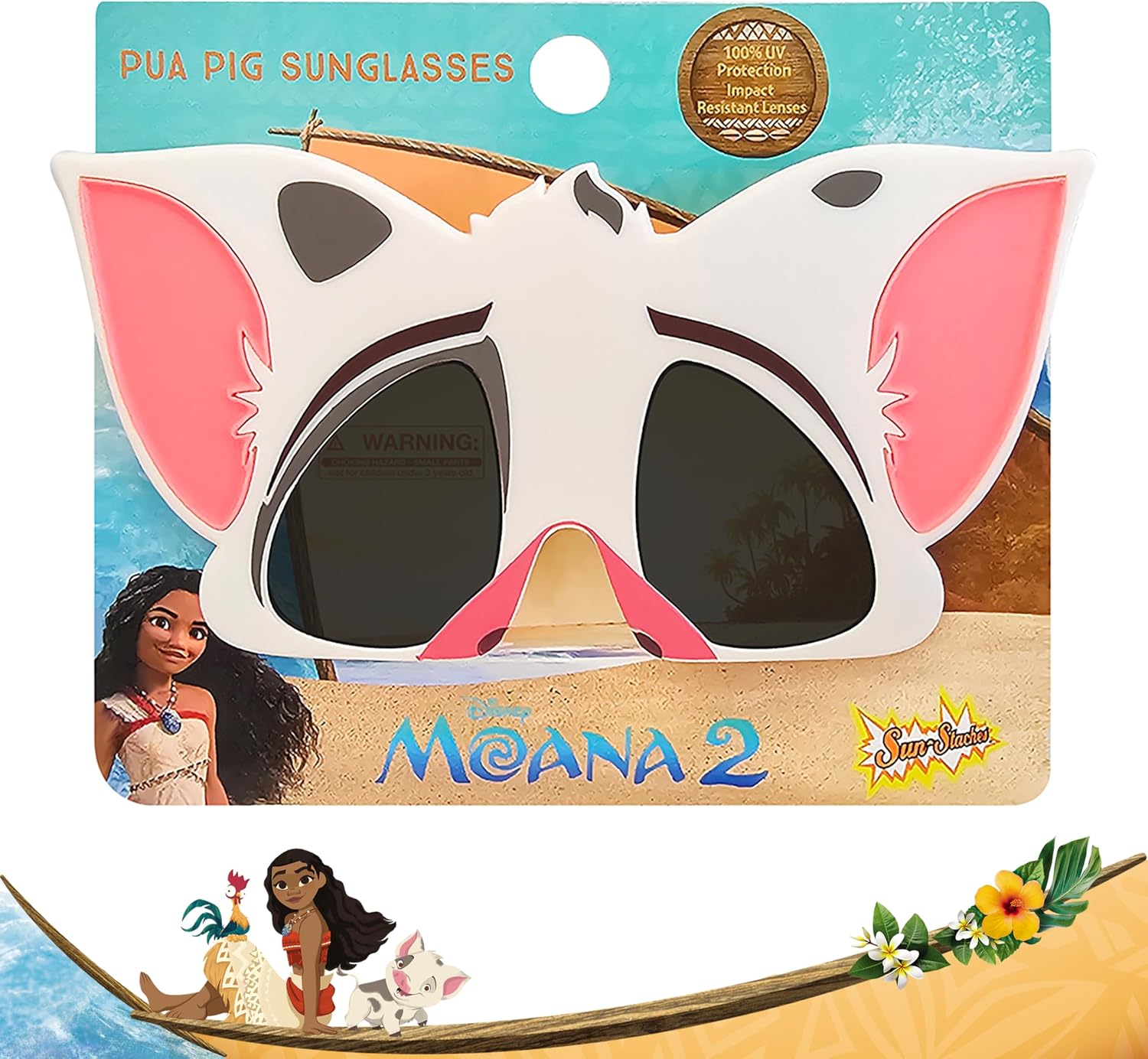 Disney Moana Pua Pig character costume sunglasses