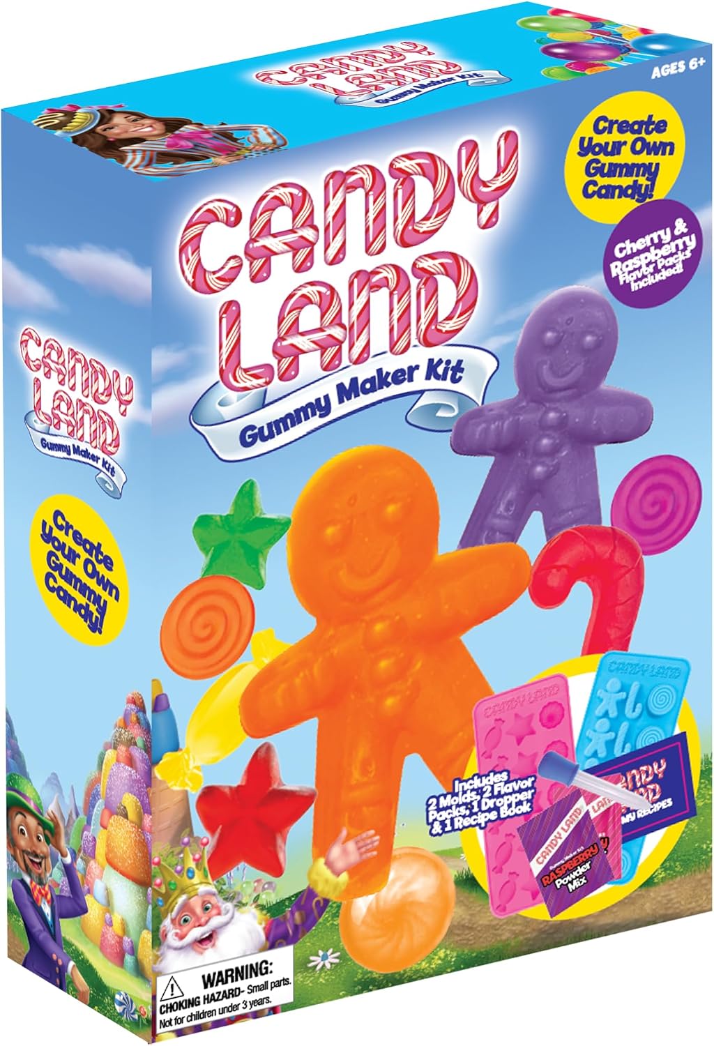 Candy Land Candy Factory Press Pop Eat Candy Making Kit with Recipes
