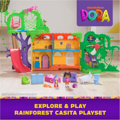 Spin Master Dora Explore and Play 3 Foot Rainforest Casita Playset