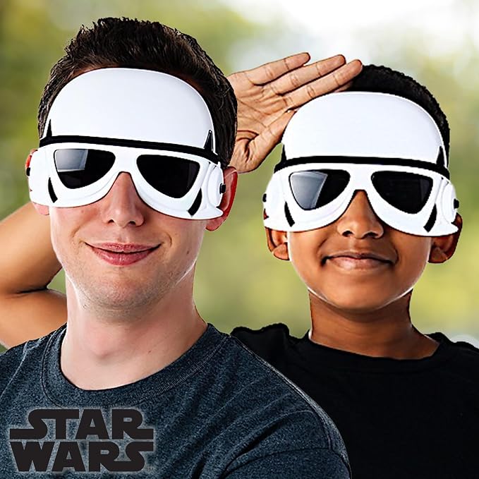 Star Wars Stormtrooper white helmet costume sunglasses