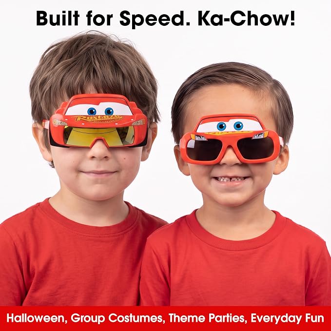 Disney Pixar Cars Lightning McQueen character costume sunglasses