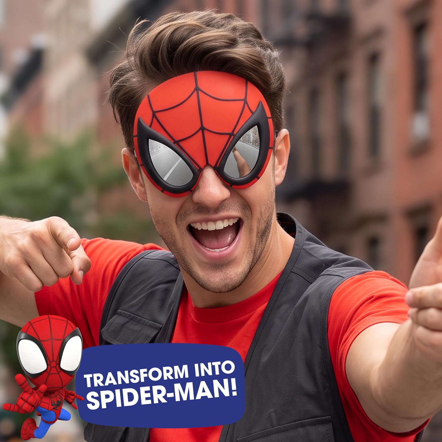 Marvel Spider Man Costume Sunglasses One Size