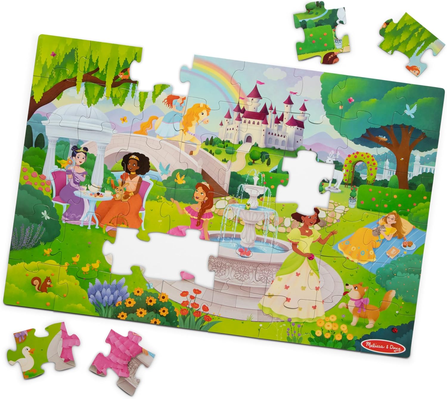 Melissa & Doug Fairy Tale Castle 48 Piece Jumbo Floor Puzzle
