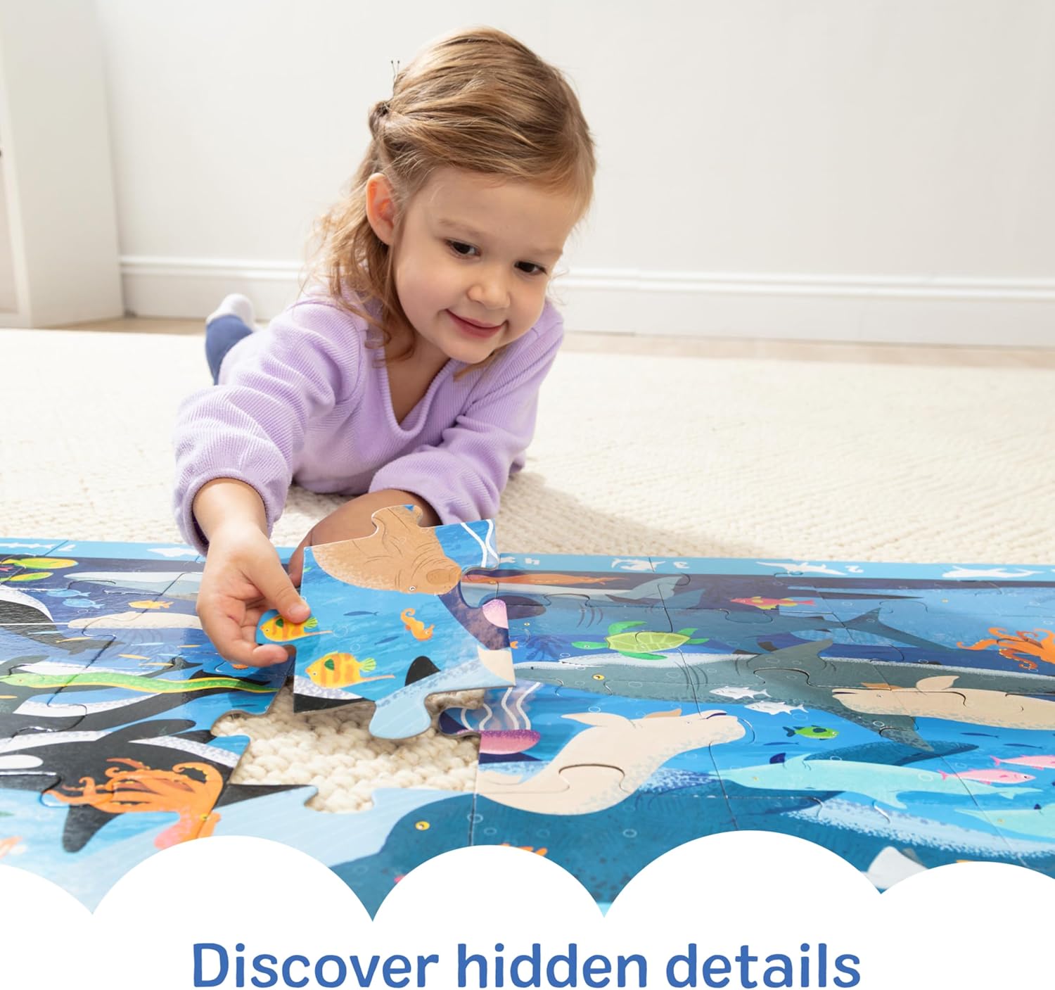Melissa & Doug Beneath the Waves 48 Piece Jumbo Floor Puzzle