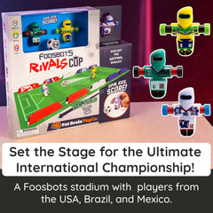 Fat Brain Toys Foosbots Rivals Cup International Soccer Game