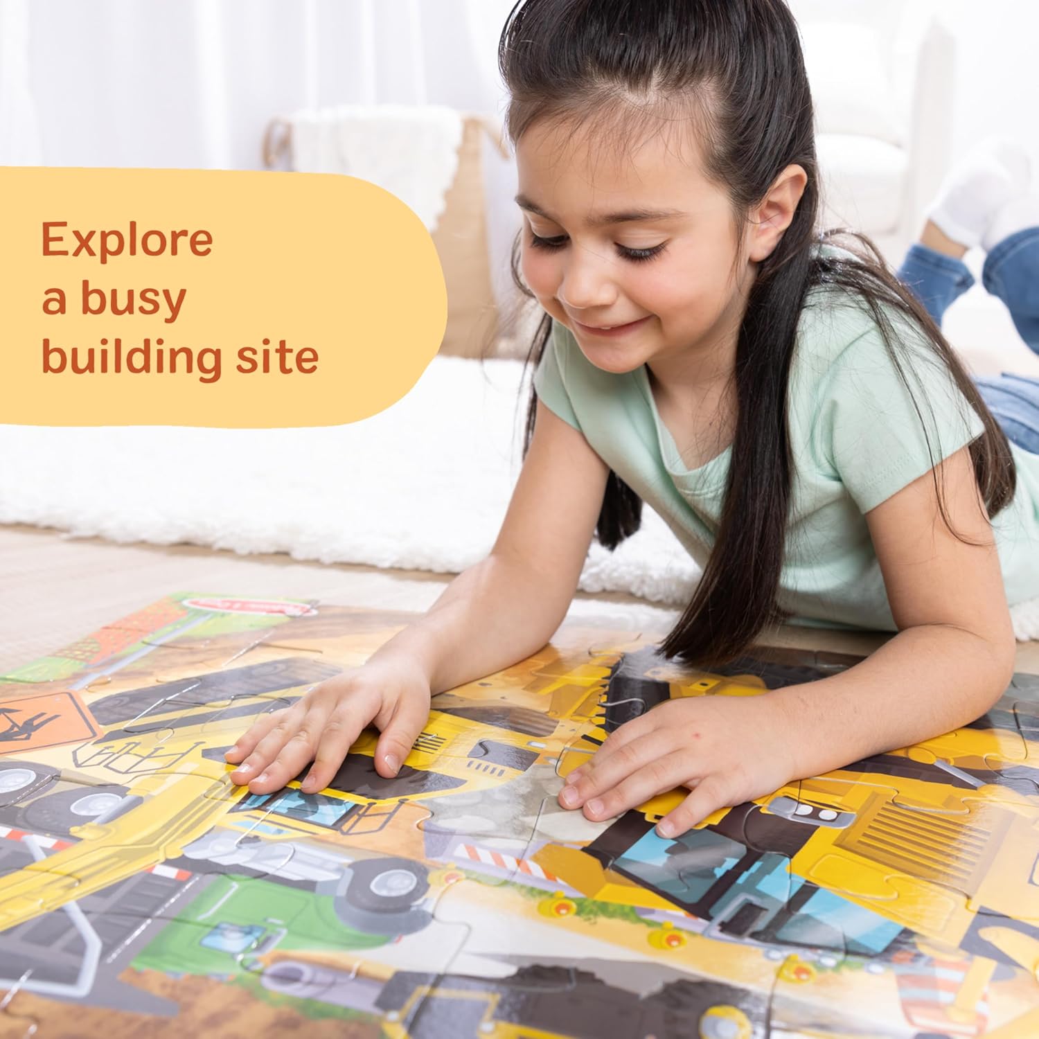 Melissa & Doug Building Site 48 Piece Jumbo Floor Puzzle