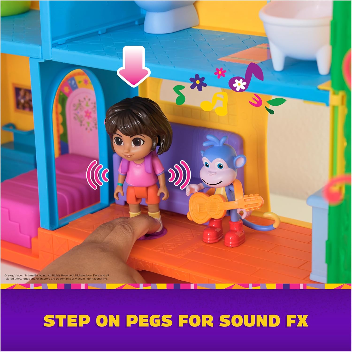 Spin Master Dora Explore and Play 3 Foot Rainforest Casita Playset
