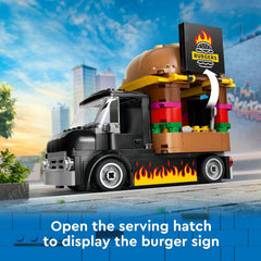 LEGO City Burger Truck 60404 194 Piece Building Set with 2 Minifigures