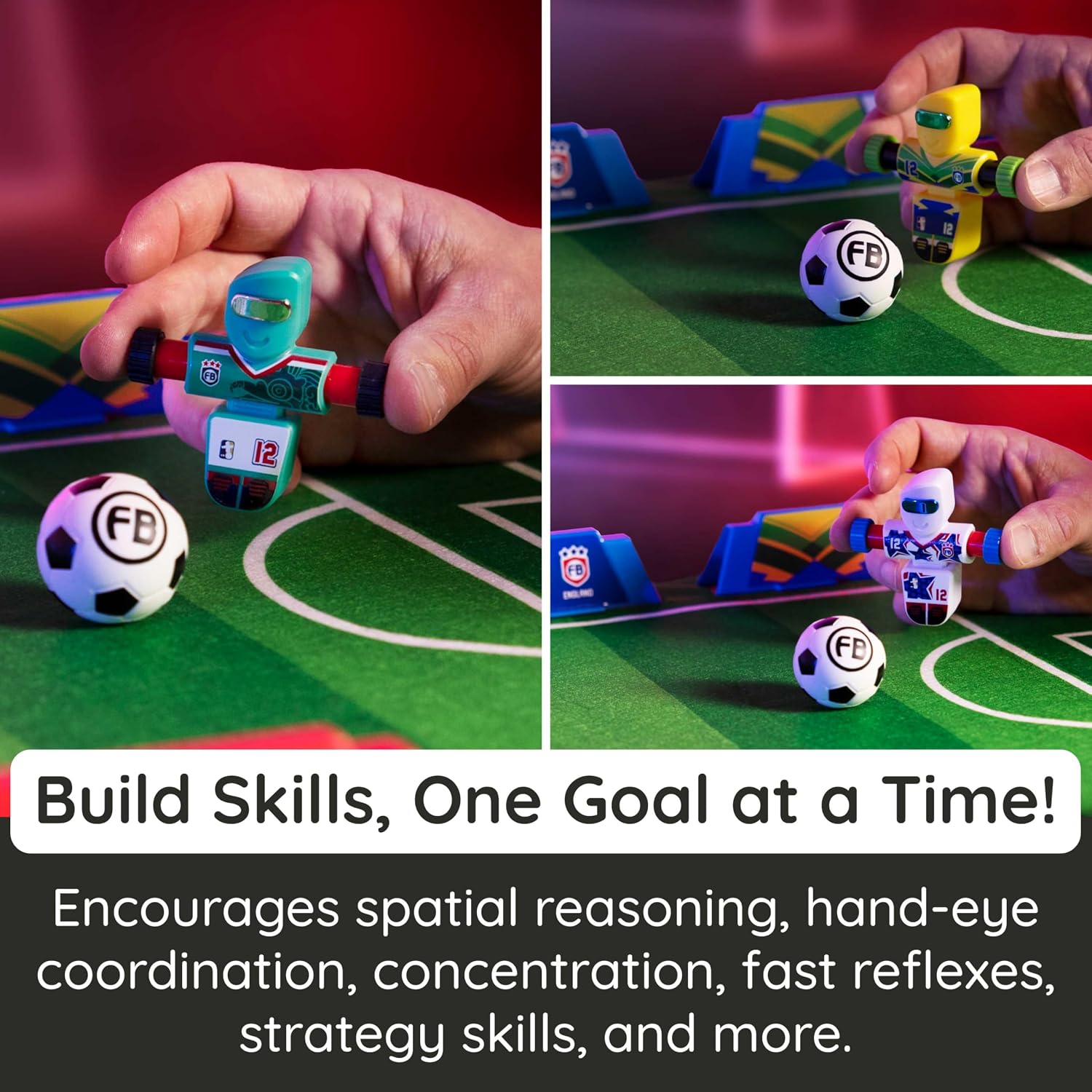Fat Brain Toys Foosbots Rivals Cup International Soccer Game