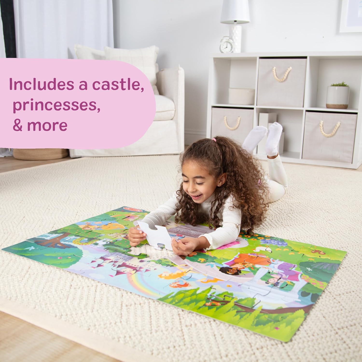 Melissa & Doug Fairy Tale Castle 48 Piece Jumbo Floor Puzzle