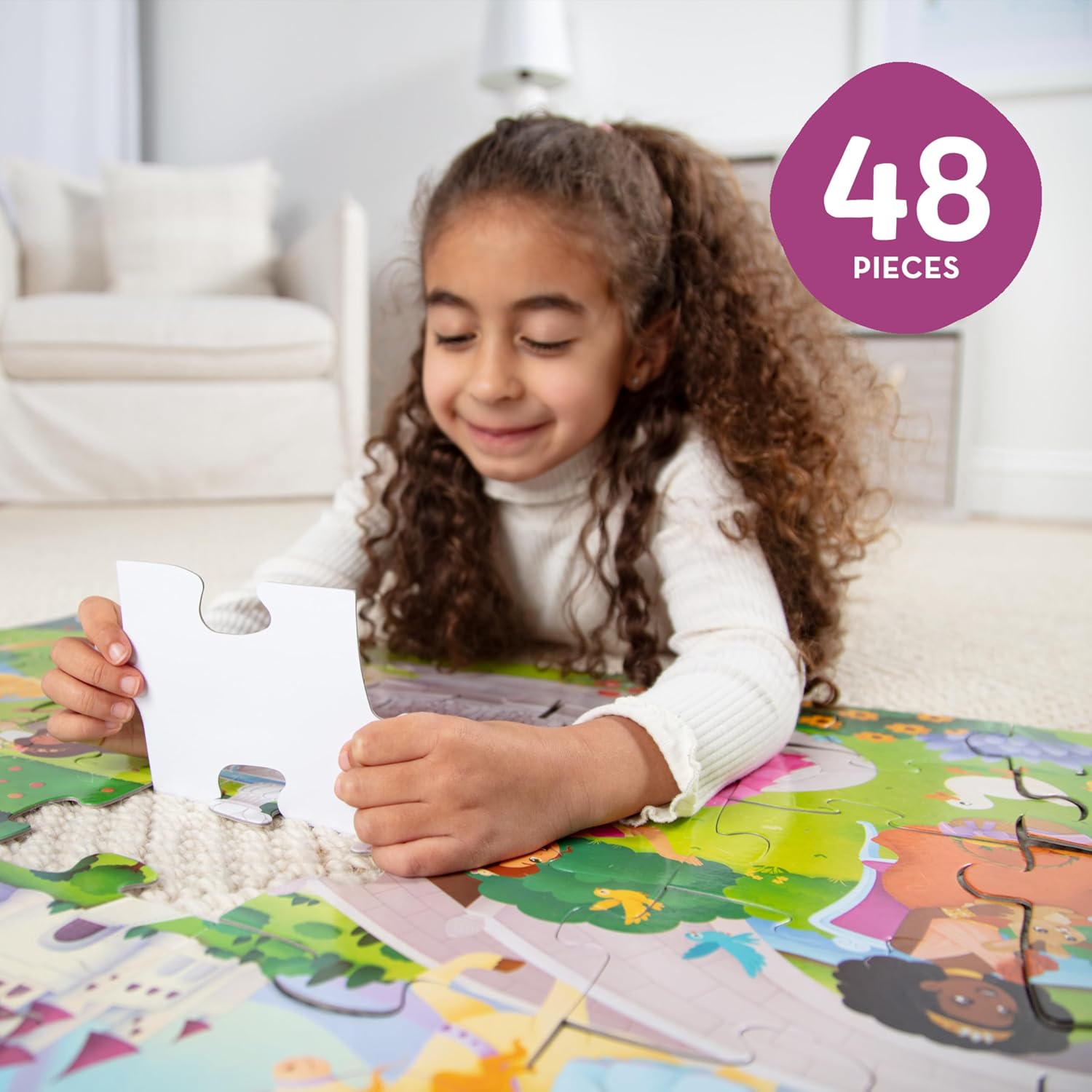 Melissa & Doug Fairy Tale Castle 48 Piece Jumbo Floor Puzzle
