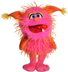 THiN AiR Brands Living Puppets 15 Inch Pink Orange Monster Hand Puppet