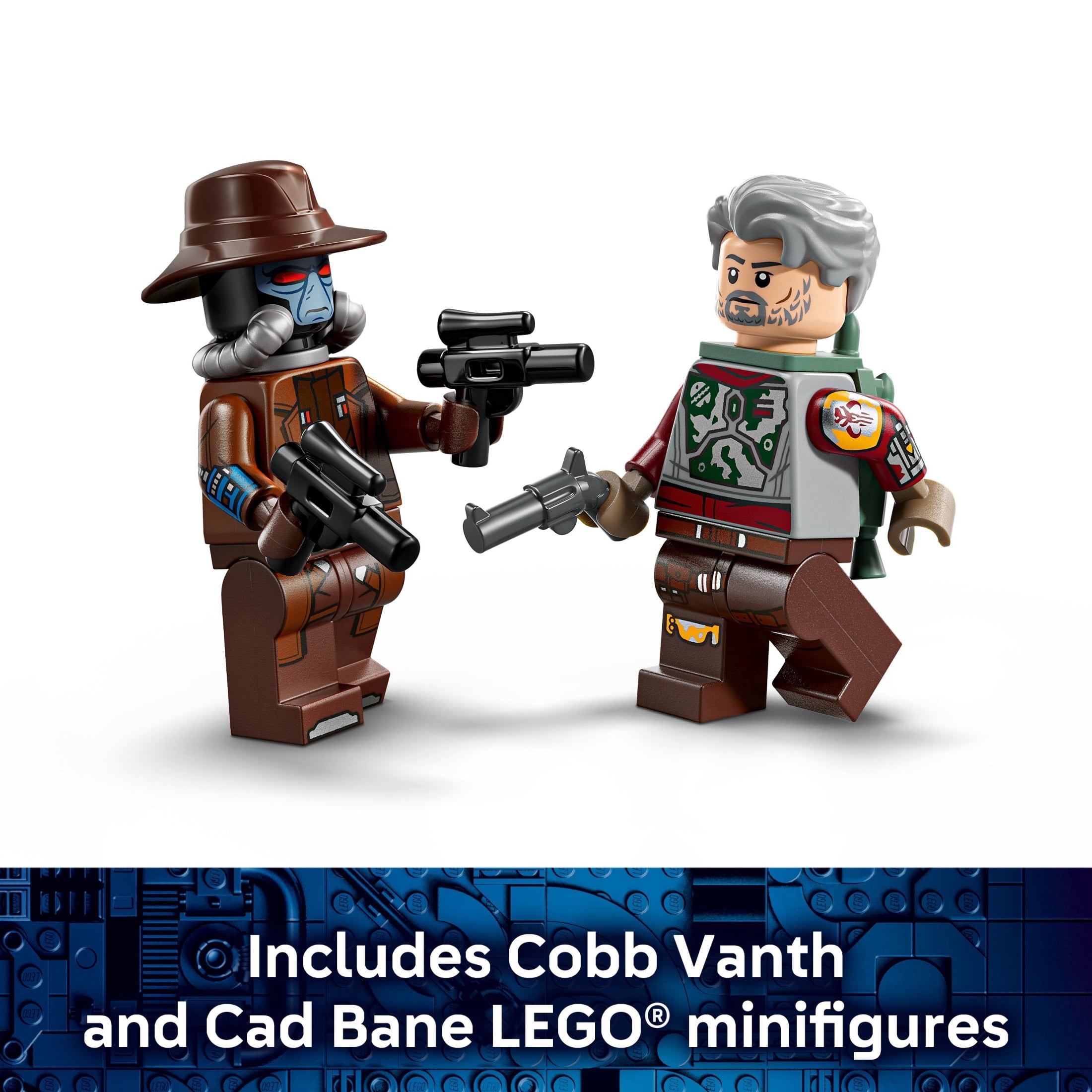 LEGO Star Wars Cobb Vanth’s Speeder Building Toy for Boys & Girls - Pretend Play Space Vehicle for Kids & Fans, Ages 7+ - Includes Cobb Vanth & Cad Bane Minifigures - Gift Idea for Birthdays - 75437