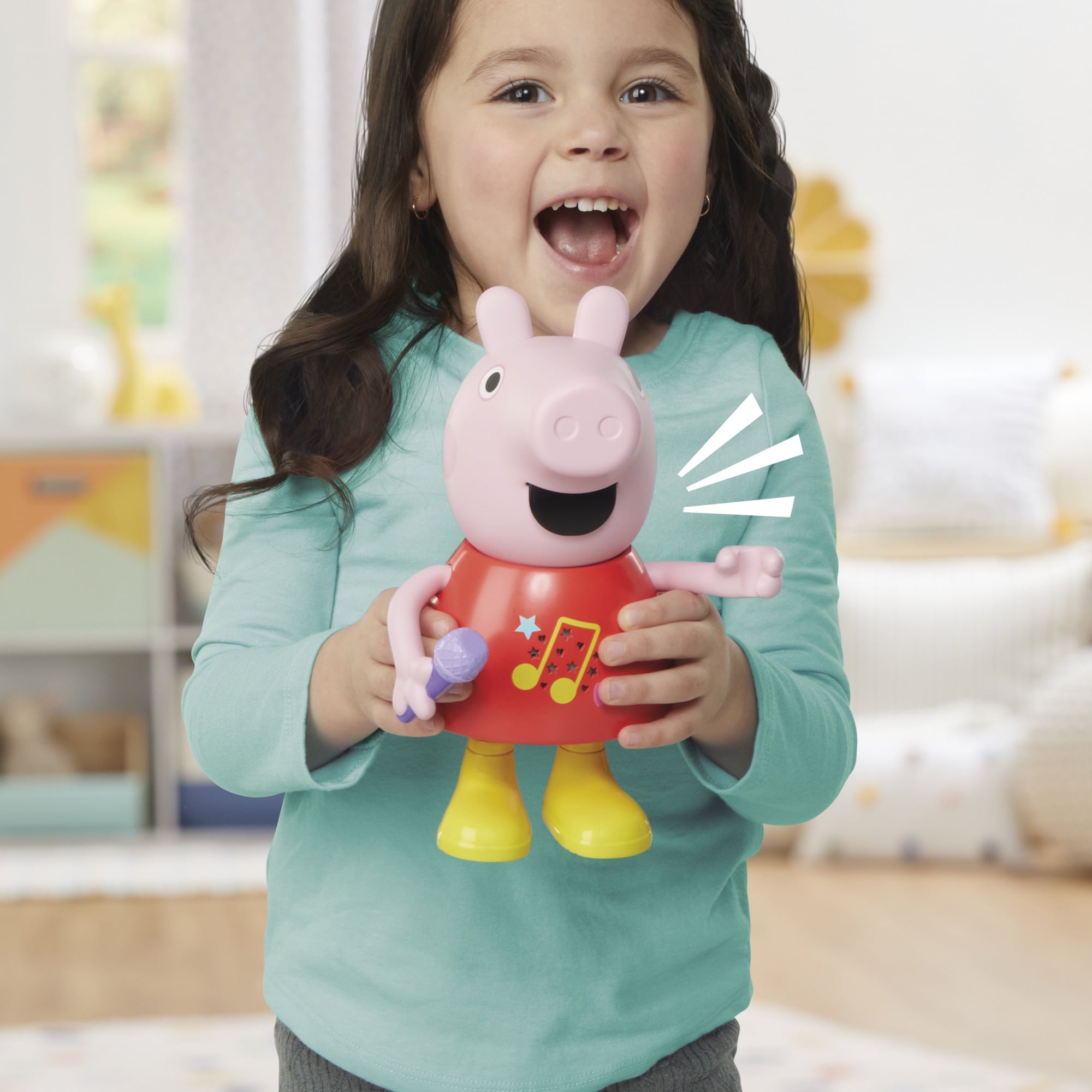 Peppa Pig Toys Talk and Sing Peppa Doll, Musical Toys for Girls and Boys, Ages 3 and up