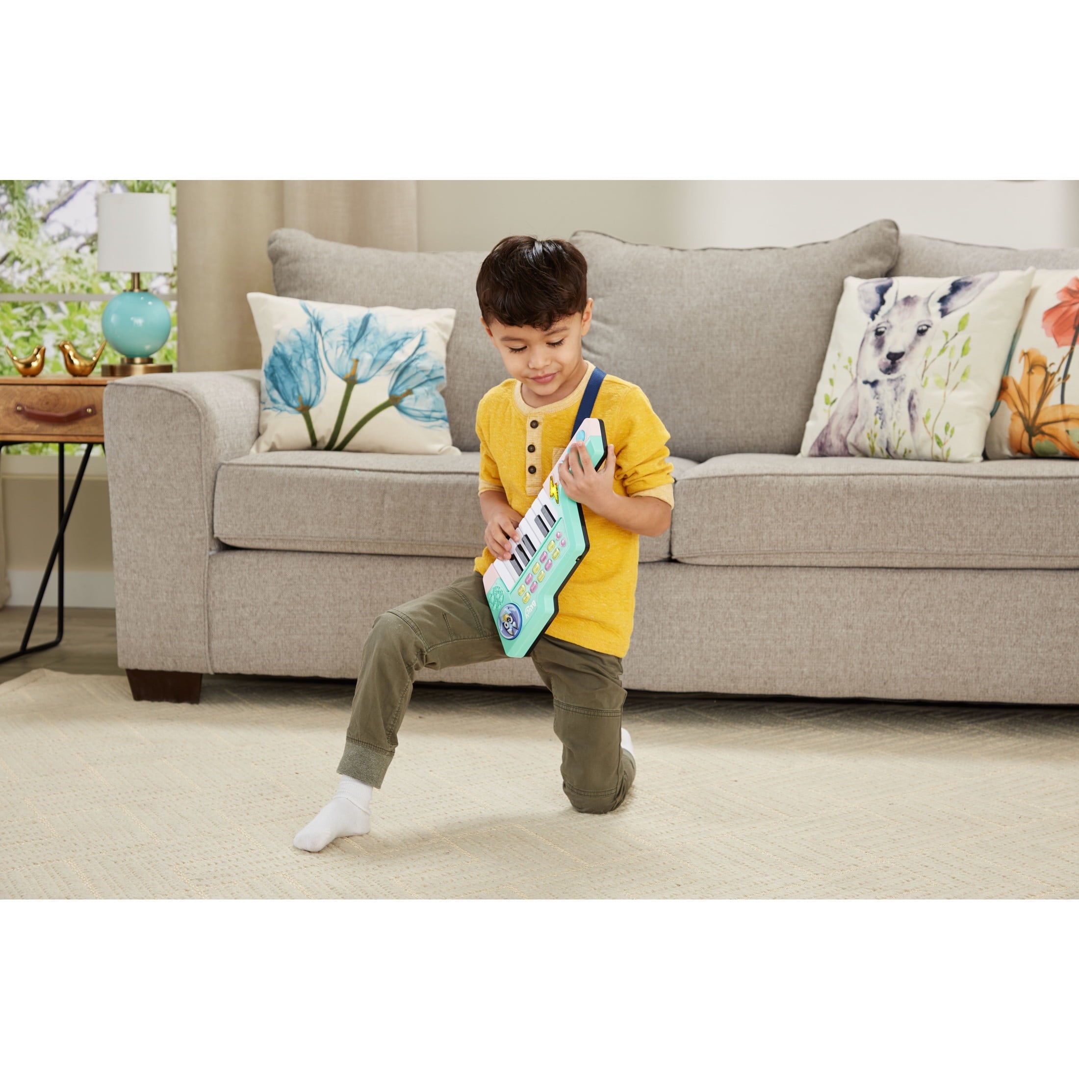 VTech Bluey Bluey's Keytar with Accessories, Baby and Toddler Toys