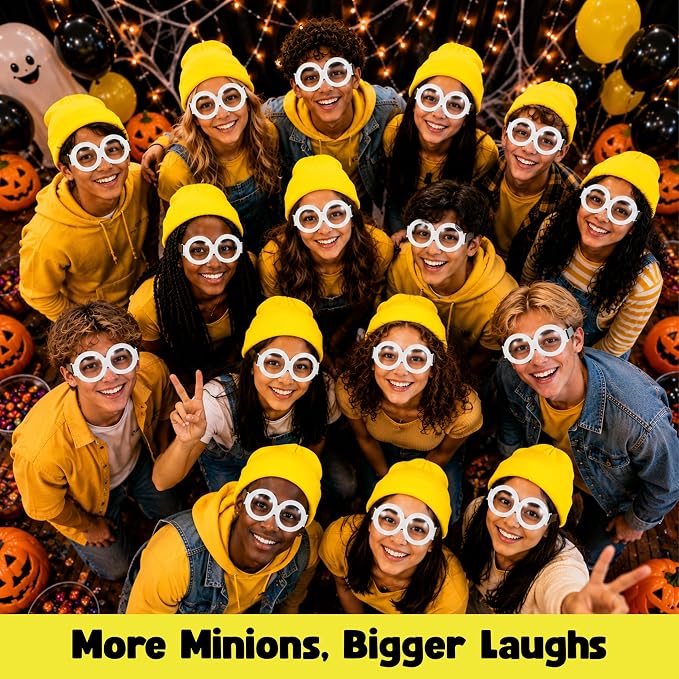 Minions Goggles Official Despicable Me Costume Sunglasses One Size Fits Most