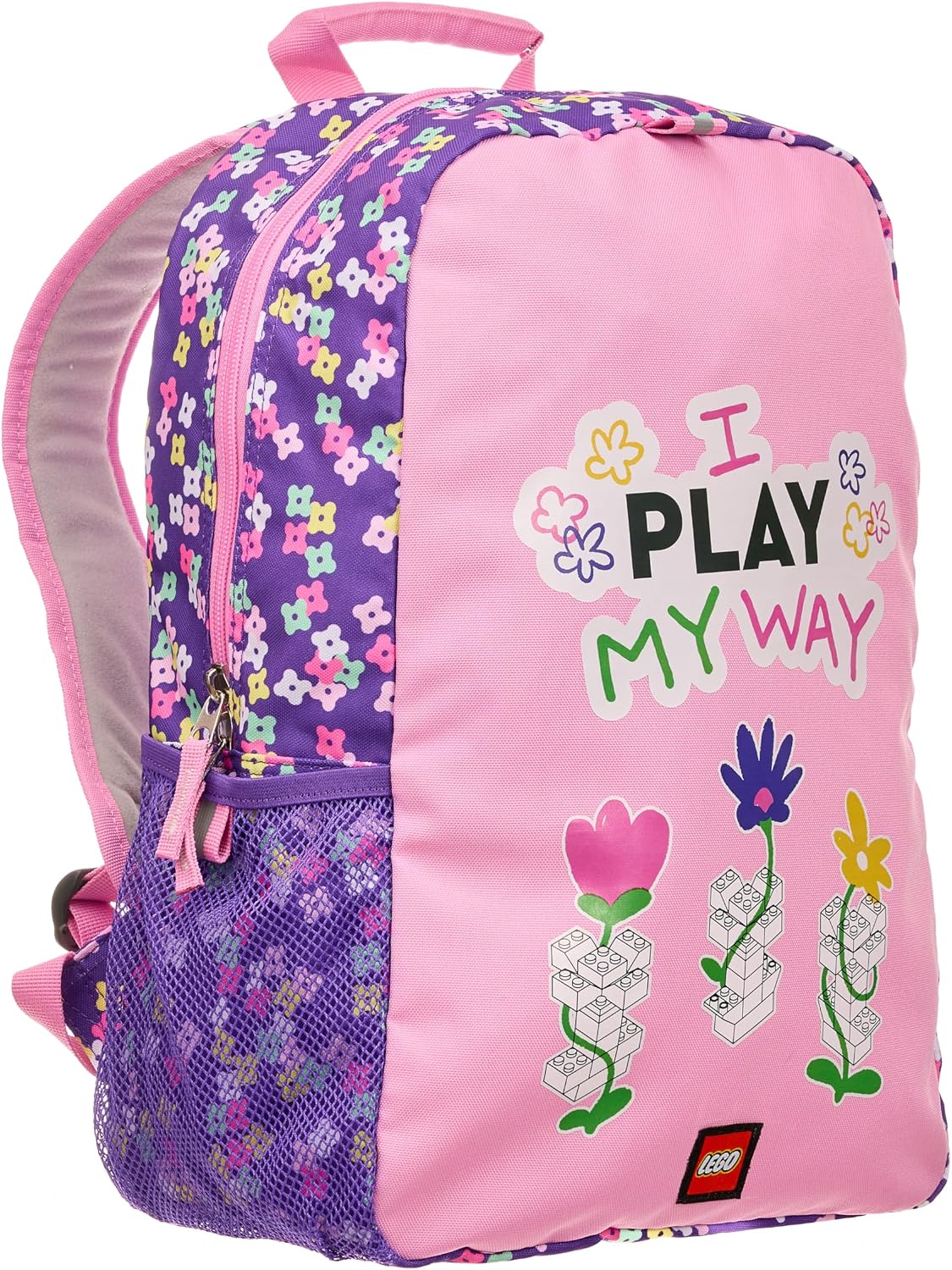 LEGO Iconic Prints Brick Wall Heritage Classic 16 Inch Kids Backpack