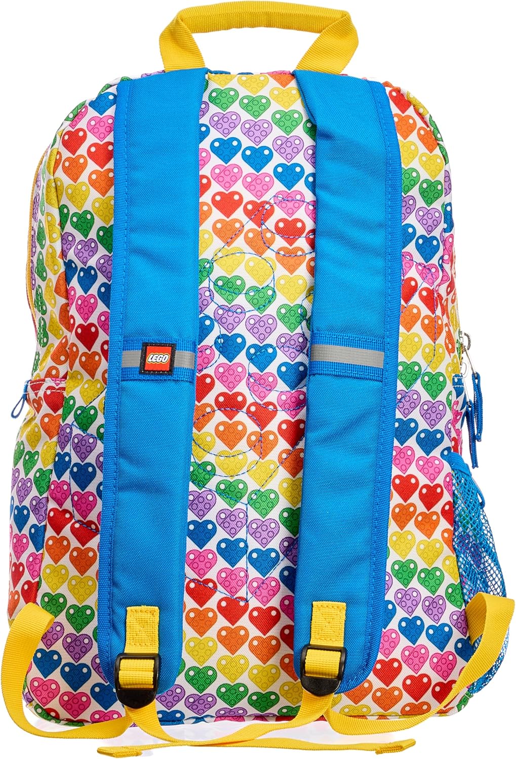 LEGO Iconic Prints Rainbow Hearts Classic 16 Inch Kids Backpack