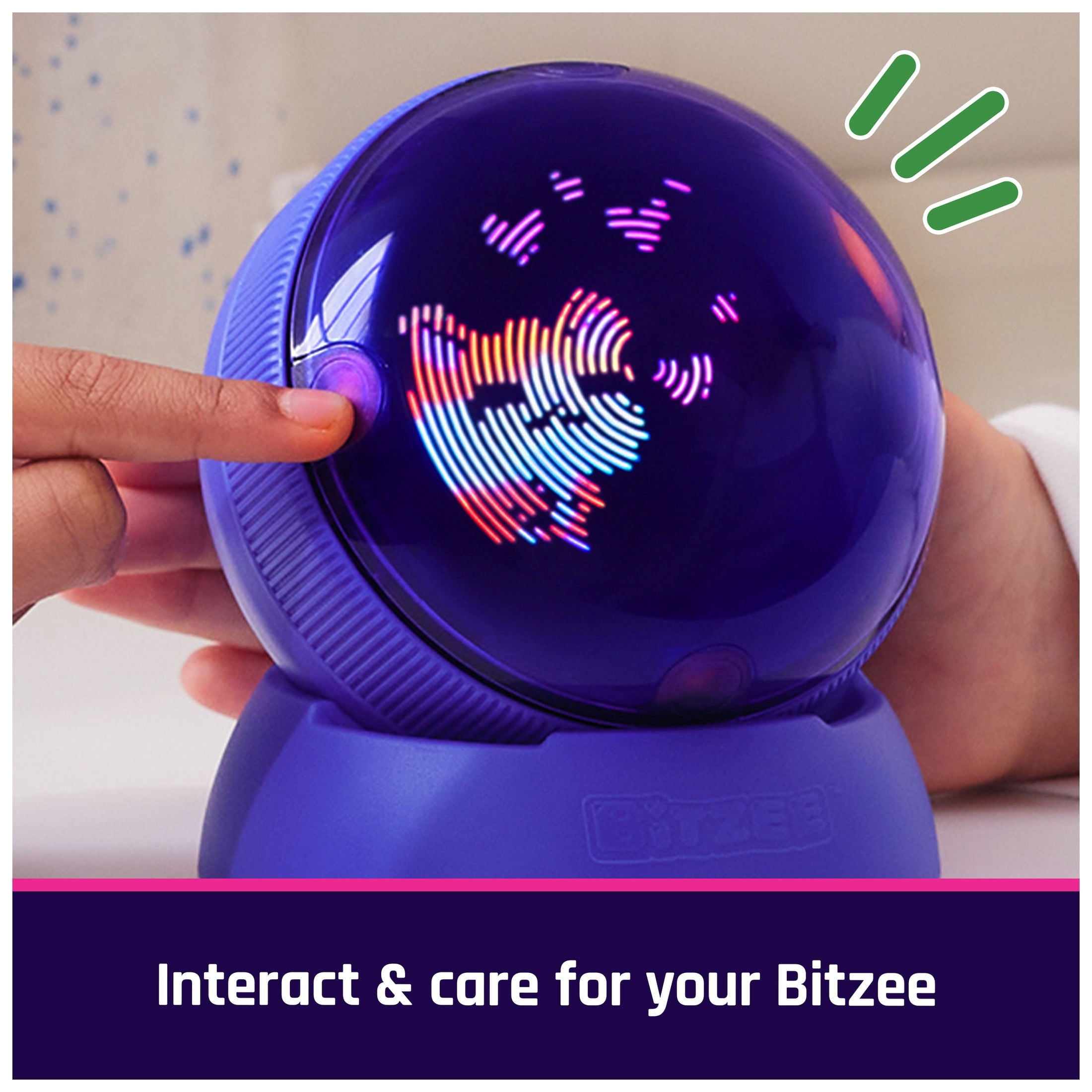 Bitzee, Hamster Ball Interactive Digital Pet, over 20 Characters, Reacts to Touch & Rolls