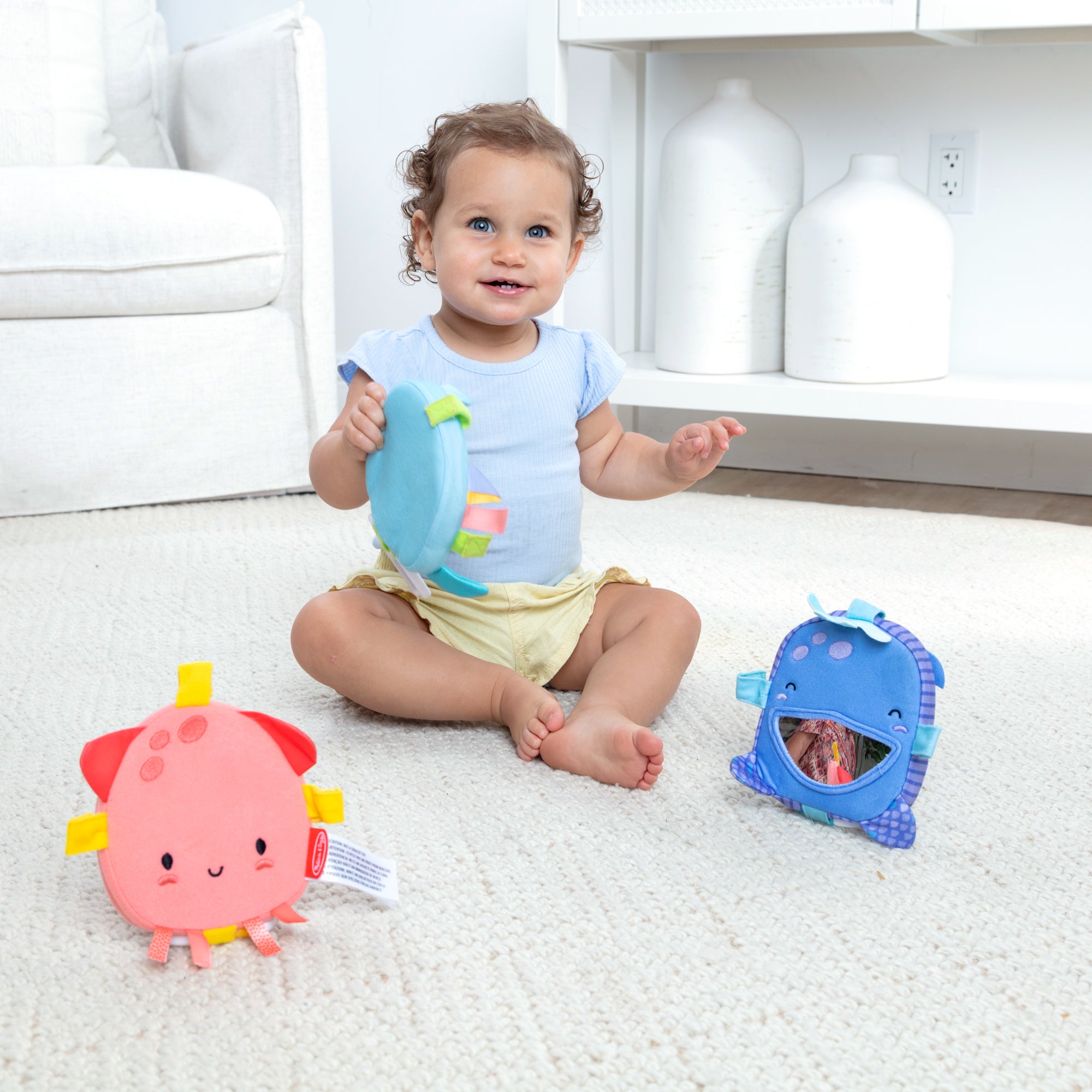 Melissa & Doug Ocean Waves Bounce Back Links Baby Sensory Toy