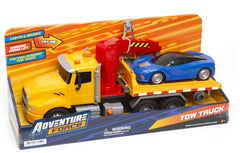 Adventure Force Tow Truck with Lights, Sounds & Lift Arm – Playset for Kids Aged 3+