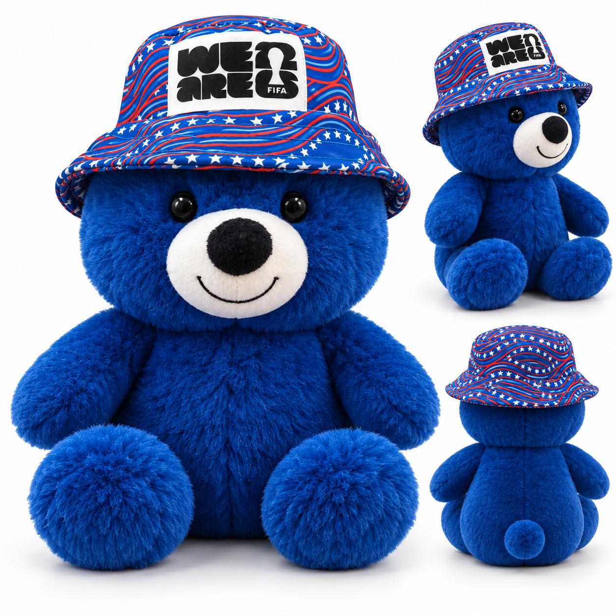 Jazwares FIFA World Cup 2026 Bear with Bucket Hat Plush Toy