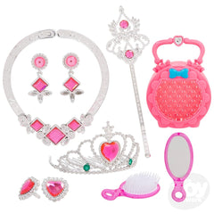The Toy Network Princess Jewelry and Accessory Set Pretend Play Dress Up Toy