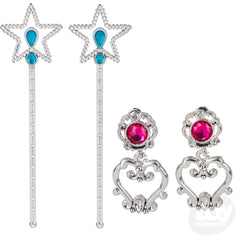 The Toy Network Princess Wand Jewelry Set Pretend Play Dress Up Accessories