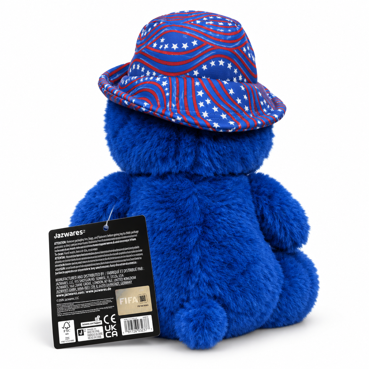 Jazwares FIFA World Cup 2026 USA Bear 10-Inch Plush Collectible
