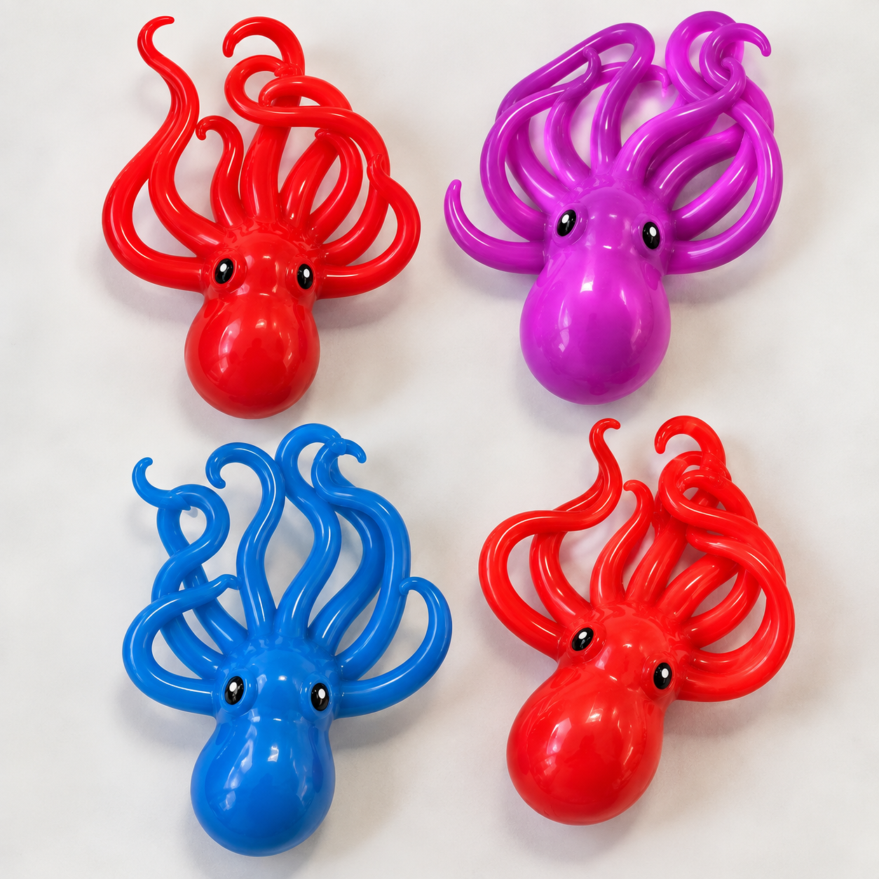 Toysmith Sugar Squishmeez Noods Octopus Squishy Toy Random Color