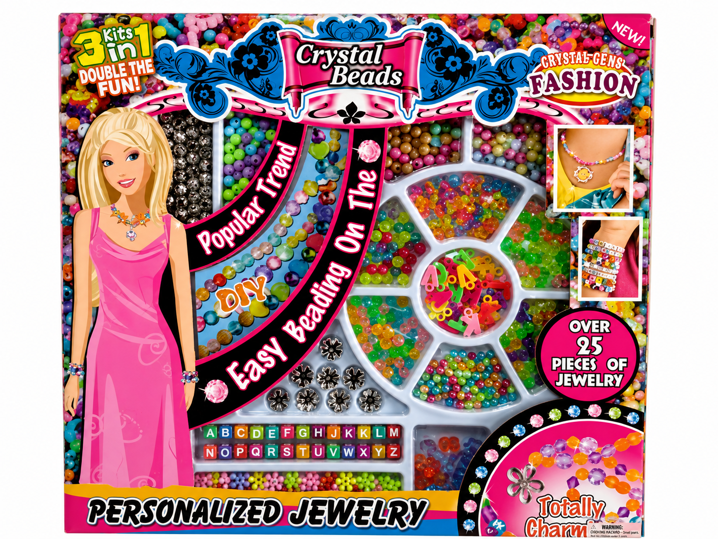 DIY Crystal Beads Jewelry Making Kit for Kids