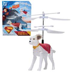 DC Comics SUPERMAN up in the Sky! Flying Krypto, 7.5-Inch Hovering Superdog, for Ages 4 and up